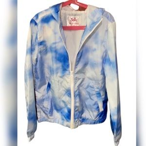 Justice Windbreaker Jacket with Hood Size 10